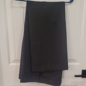 BANANA REPUBLIC BLACK & GRAY TROUSERS (sz 12 Long)